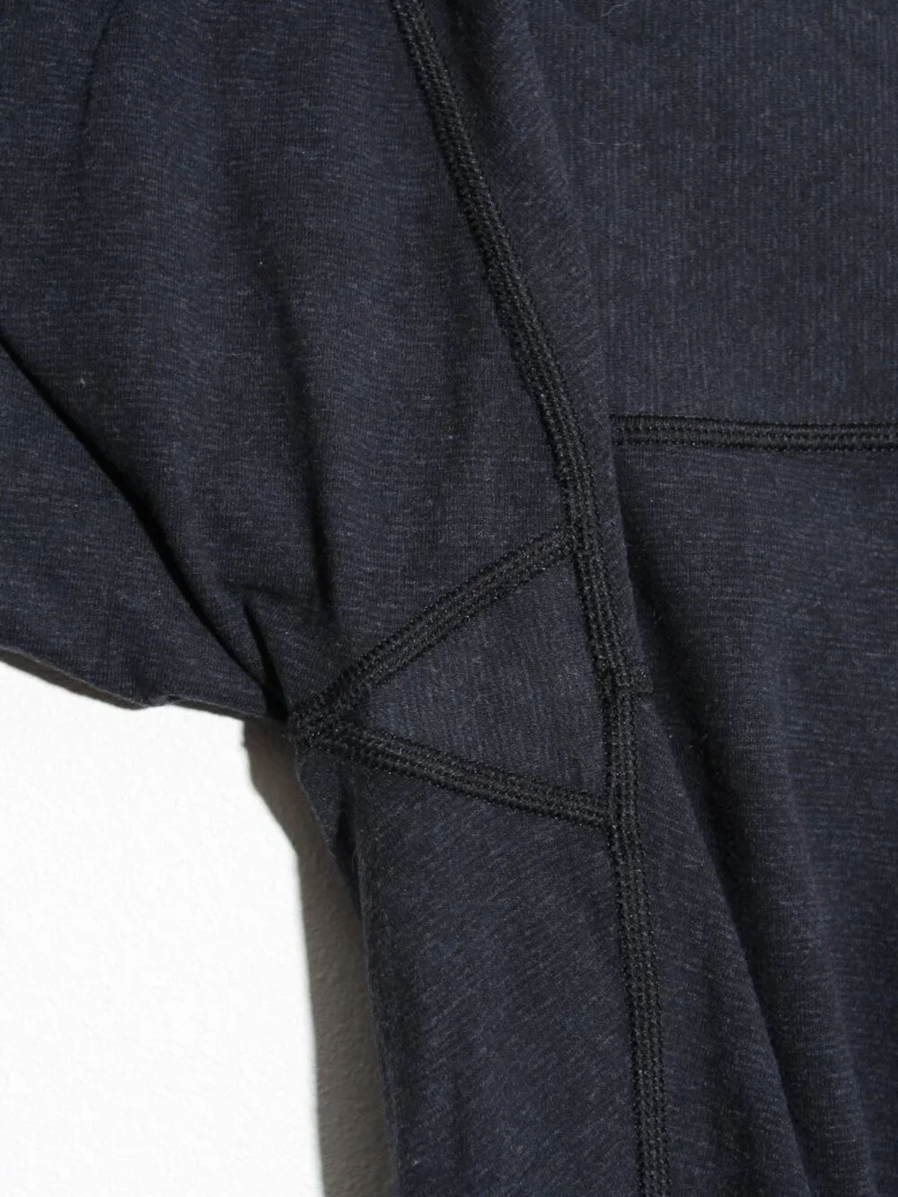 Lululemon Wunder Under Pant (Hi-Rise) Leggings *Cotton Heathered Naval Blue Sz 6
